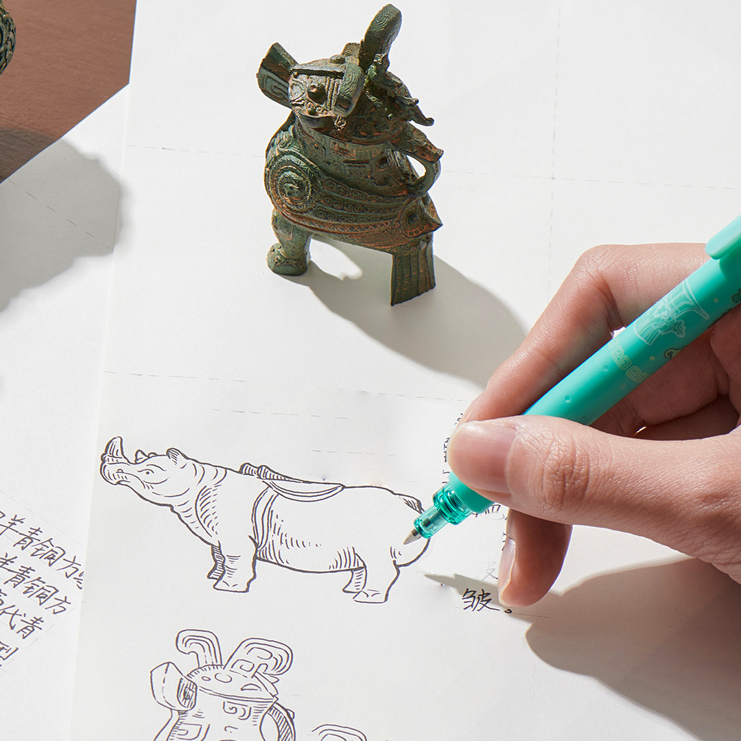 Rocket Bronze Age Gel Pen Set