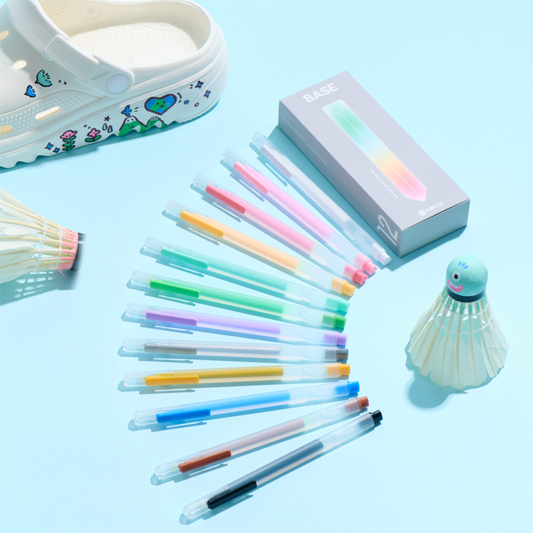 Base 12 Mix Color Gel Pen Set