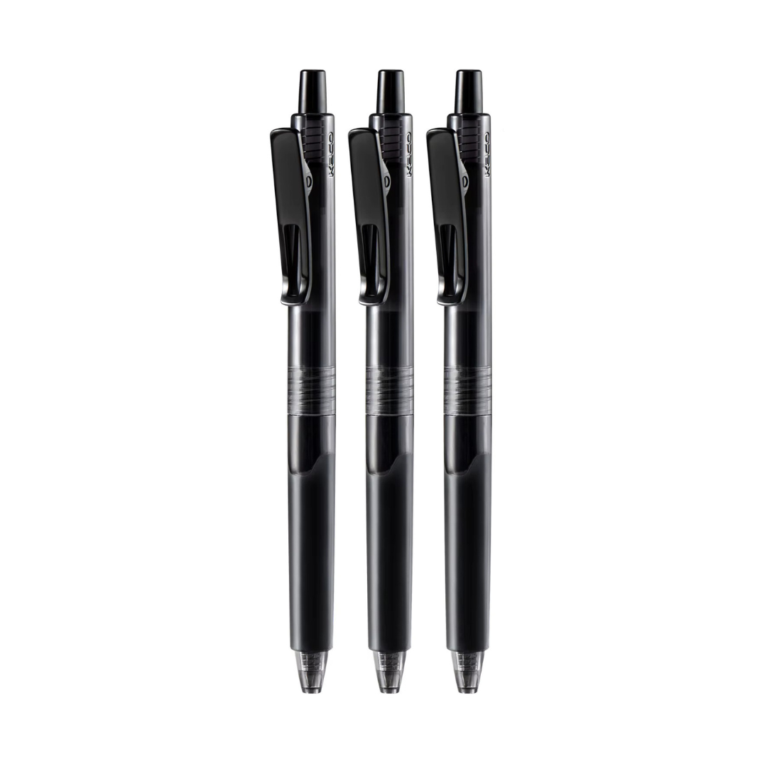 K9 Transparent Gel Ink Pen- Pack of 3