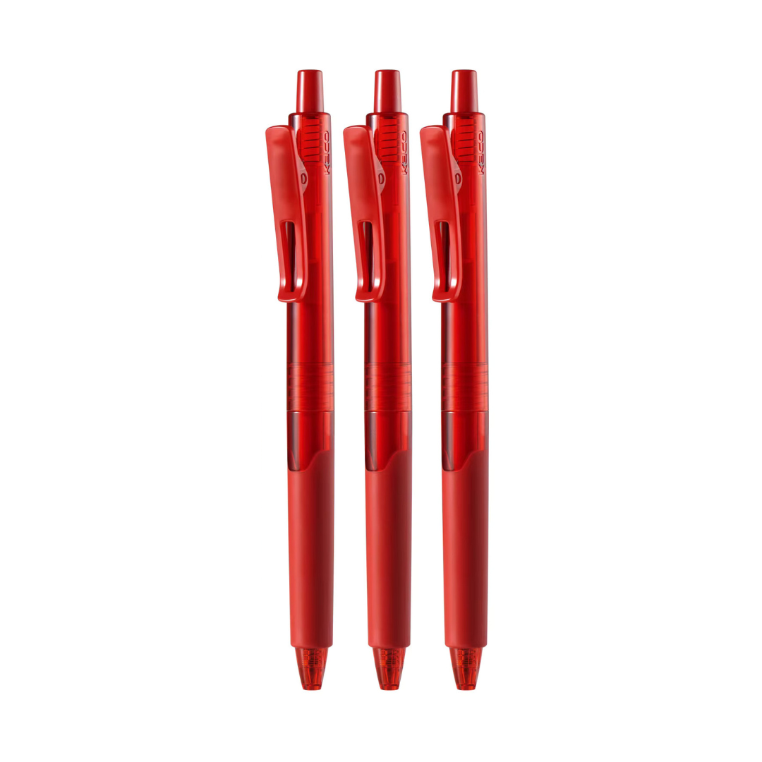 K9 Transparent Gel Ink Pen- Pack of 3