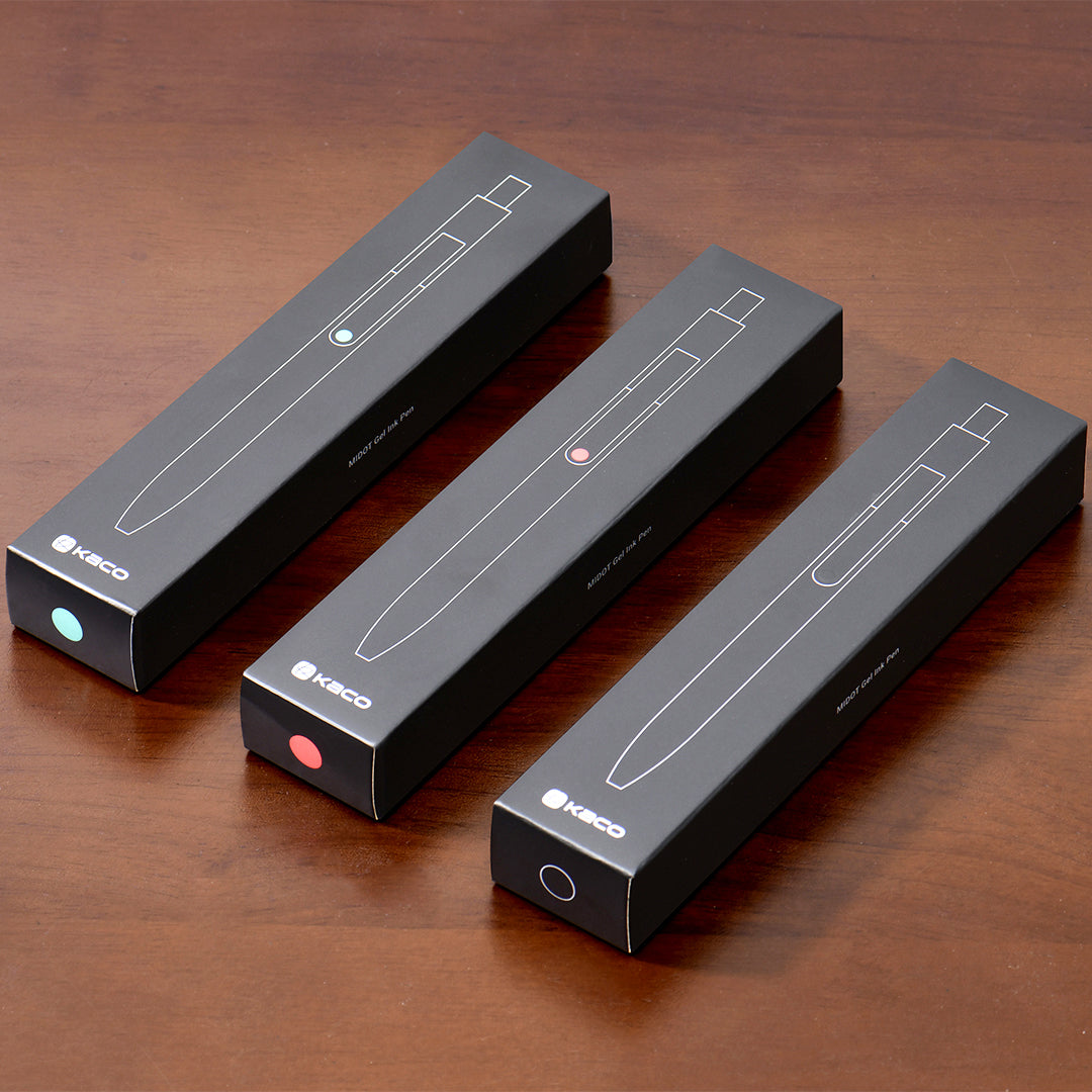 Midot Clip Chrome Gel Pen Set