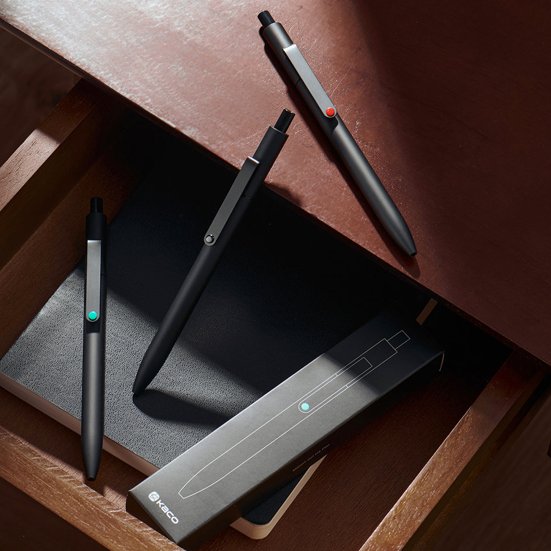 Midot Clip Chrome Gel Pen Set