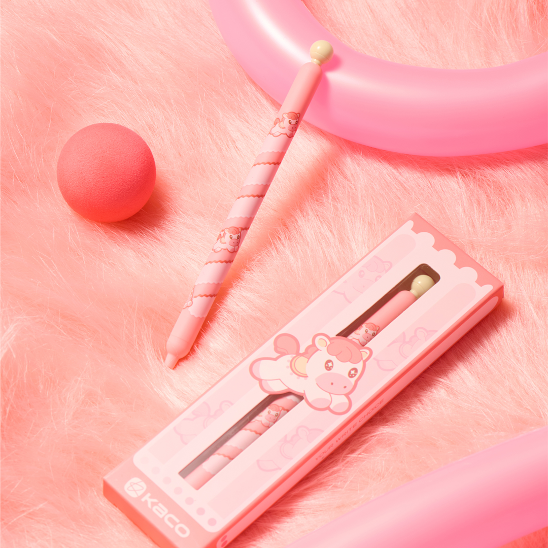 Popup Sunshine White Horse Gel Pen