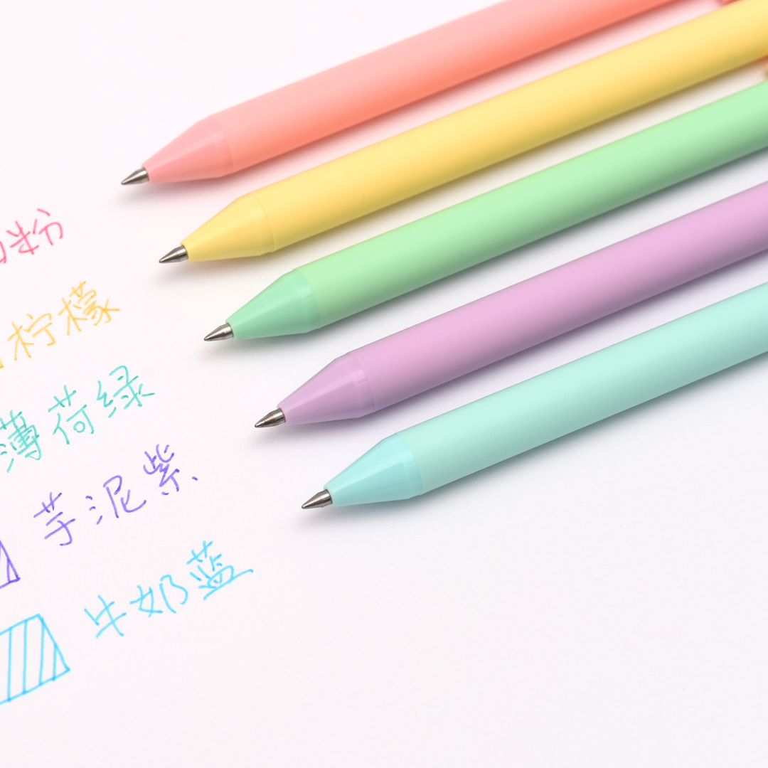 Pure Macaron Gel Pen Set