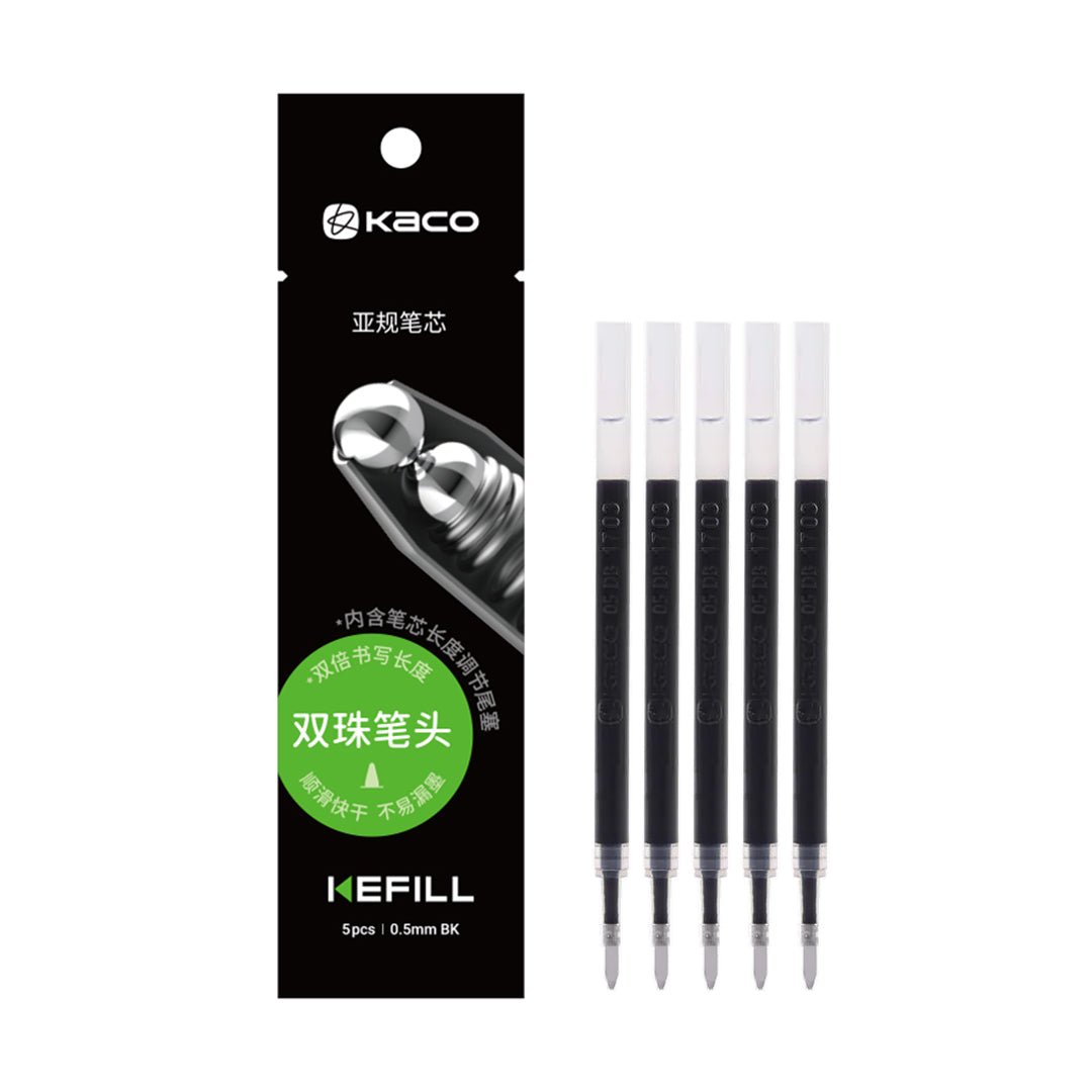 Gel Pen Refills 0.5mm(Bullet Tip)-Pack of 5