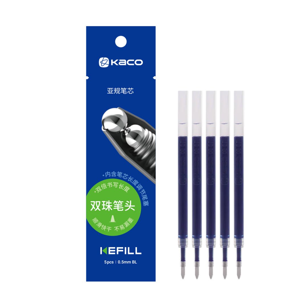 Gel Pen Refills 0.5mm(Bullet Tip)-Pack of 5