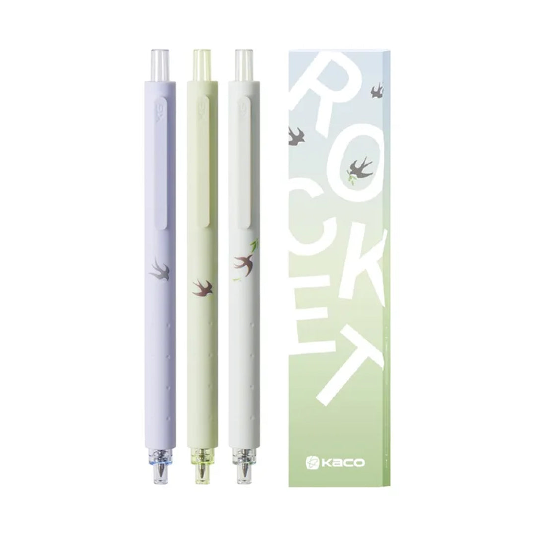 Rocket Swallow Gel Pen Set
