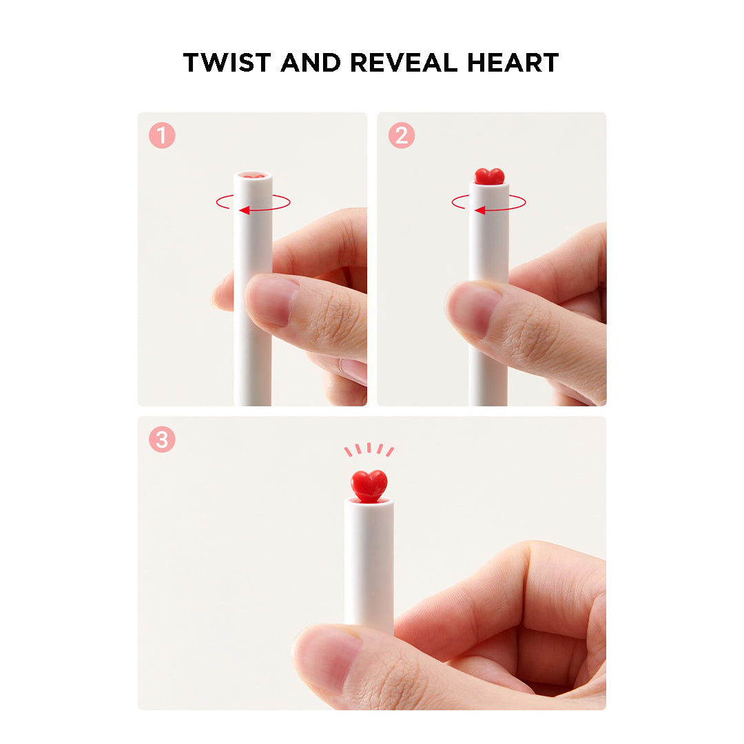 First Roller Red Heart Pen