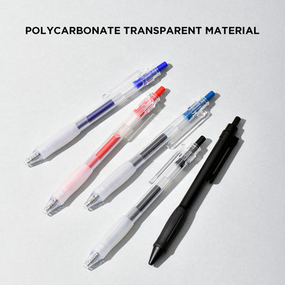 Keybo Transparent Gel Pens - Pack of 5