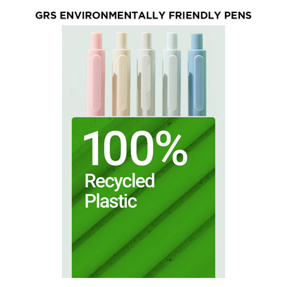 Pure Recycle Natural Story Gel Pens - Pack of 5