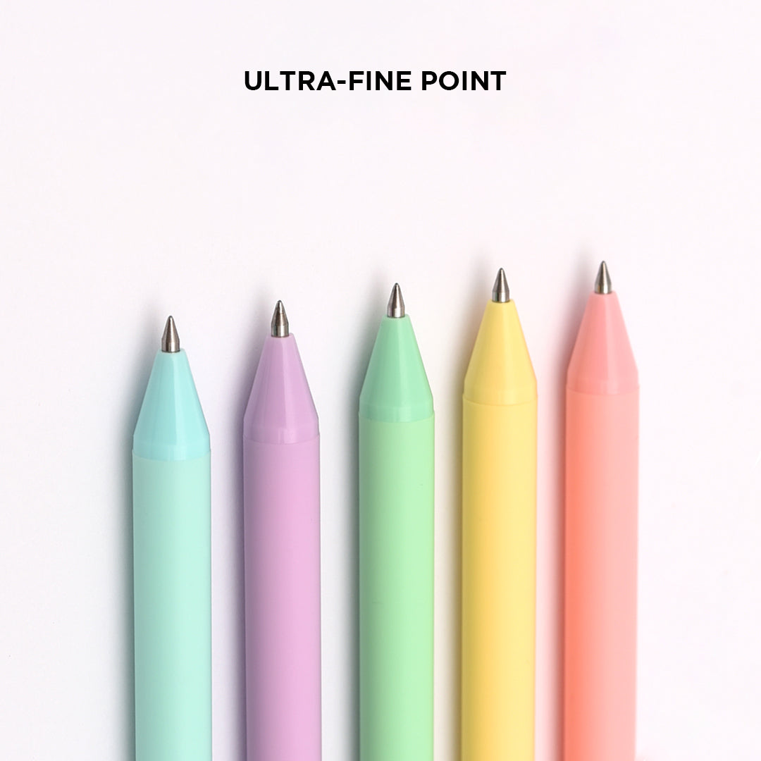 Pure Macaron Gel Pens - Set of 5