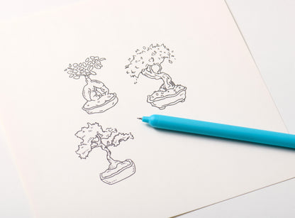 Popup Klam Gel Pen Set