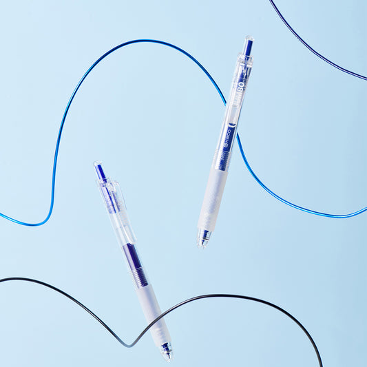 Jumbo Push Blue Gel Pen