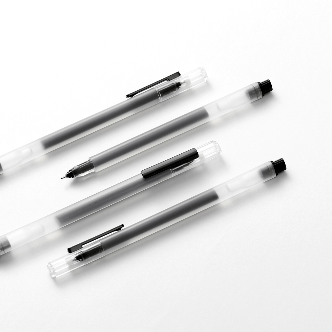 Base 0.5mm High-Cap Triangular Gel Pen Set