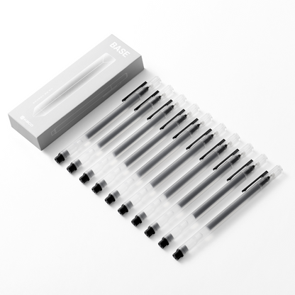 Base 0.5mm High-Cap Triangular Gel Pen Set