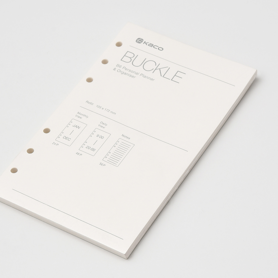Buckle Personal Planner
