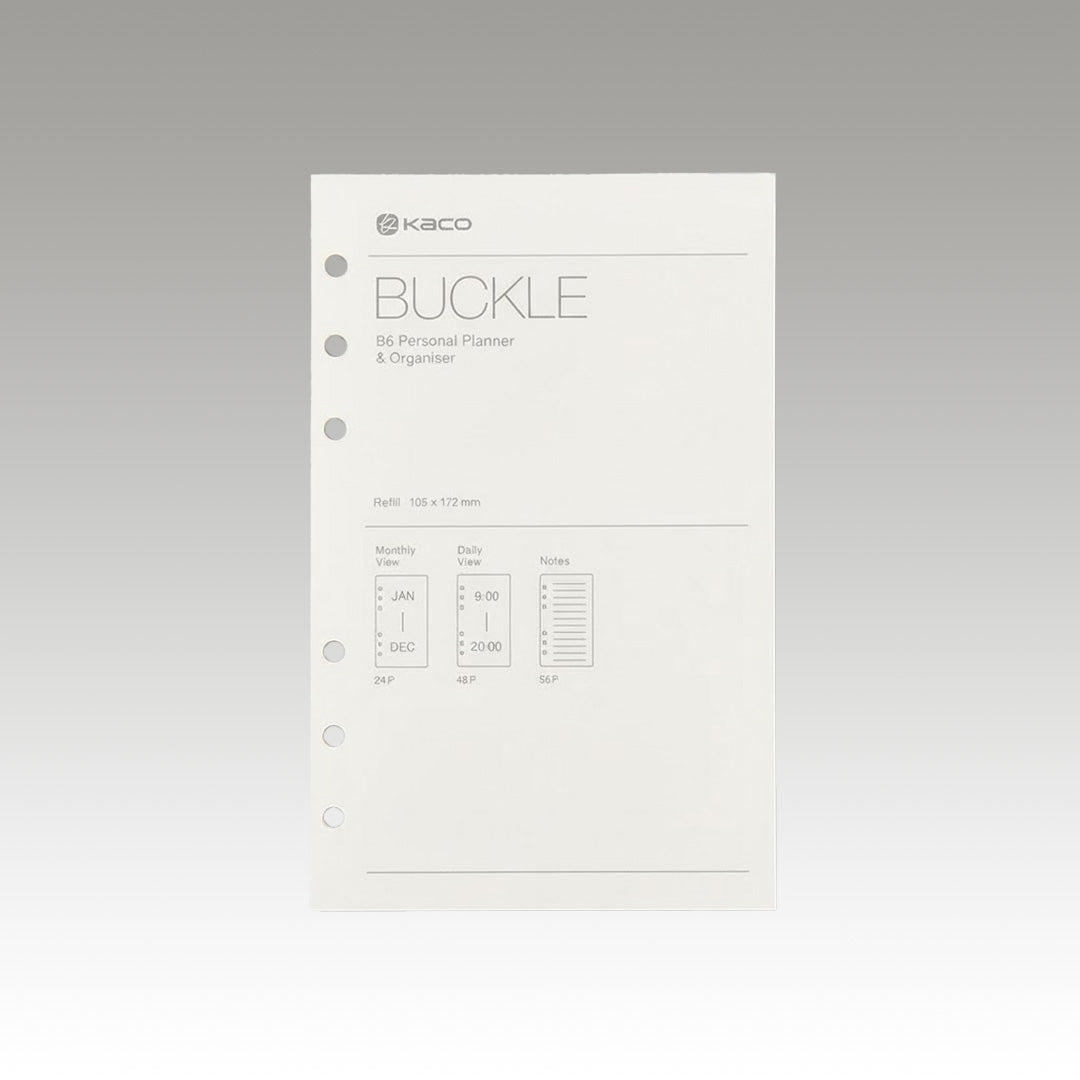 Buckle Personal Planner