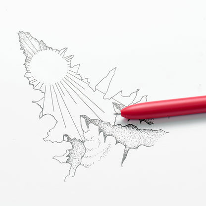 Dip Retractable 0.5 Gel Ink Pen