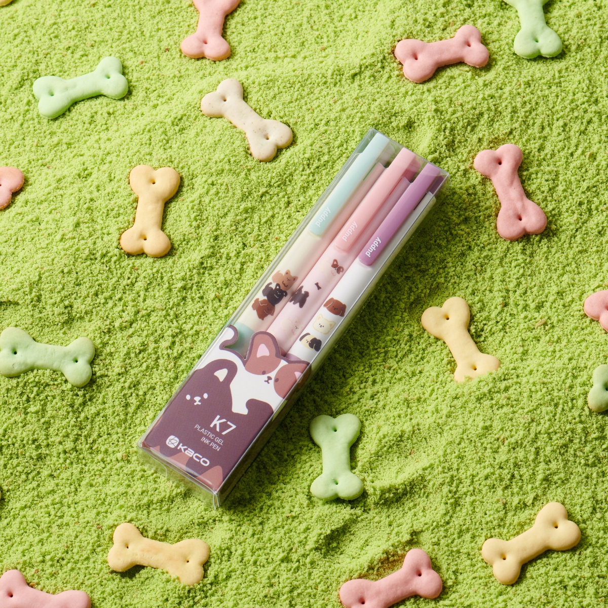 K7 Puppy Gel Ink Pen Set