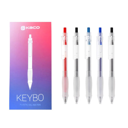 Keybo Transparent Gel Pens - Pack of 5