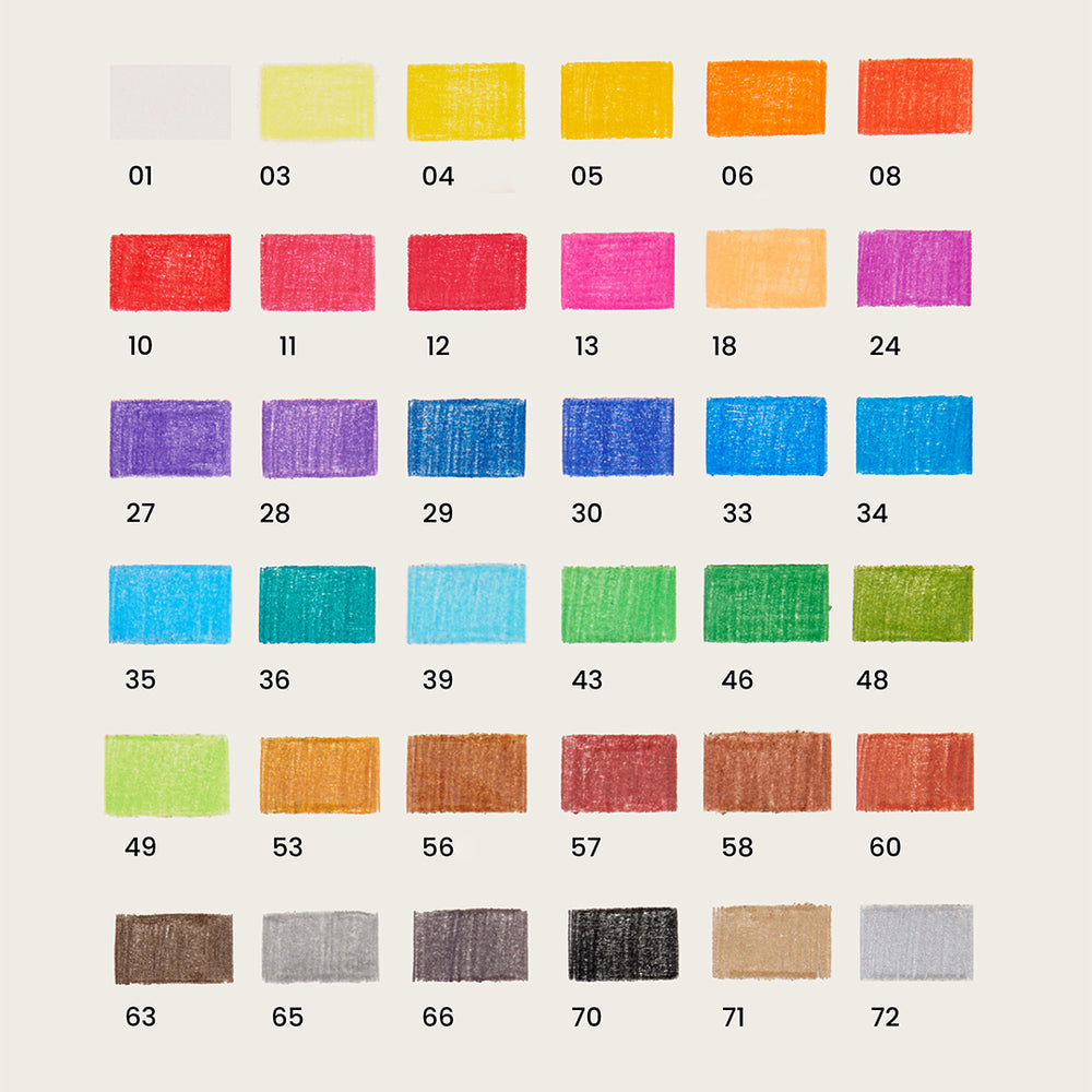 Lead En Color Kalor Color Pencil Lead Set 36 color – KACO