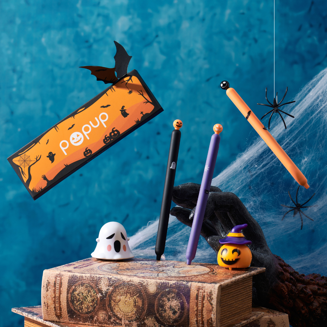 Popup Halloween Gel Pen Set