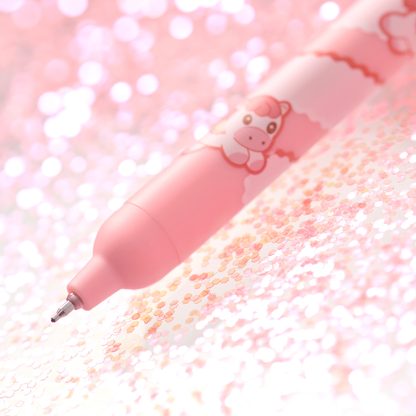 Popup Sunshine White Horse Gel Pen