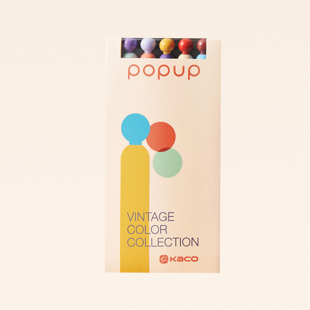 Popup Vintage Party Gel Ink Pen 5pc/set