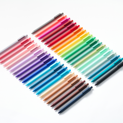 Pure Mixed Ink Refill Gel Pen Set (with sticker)