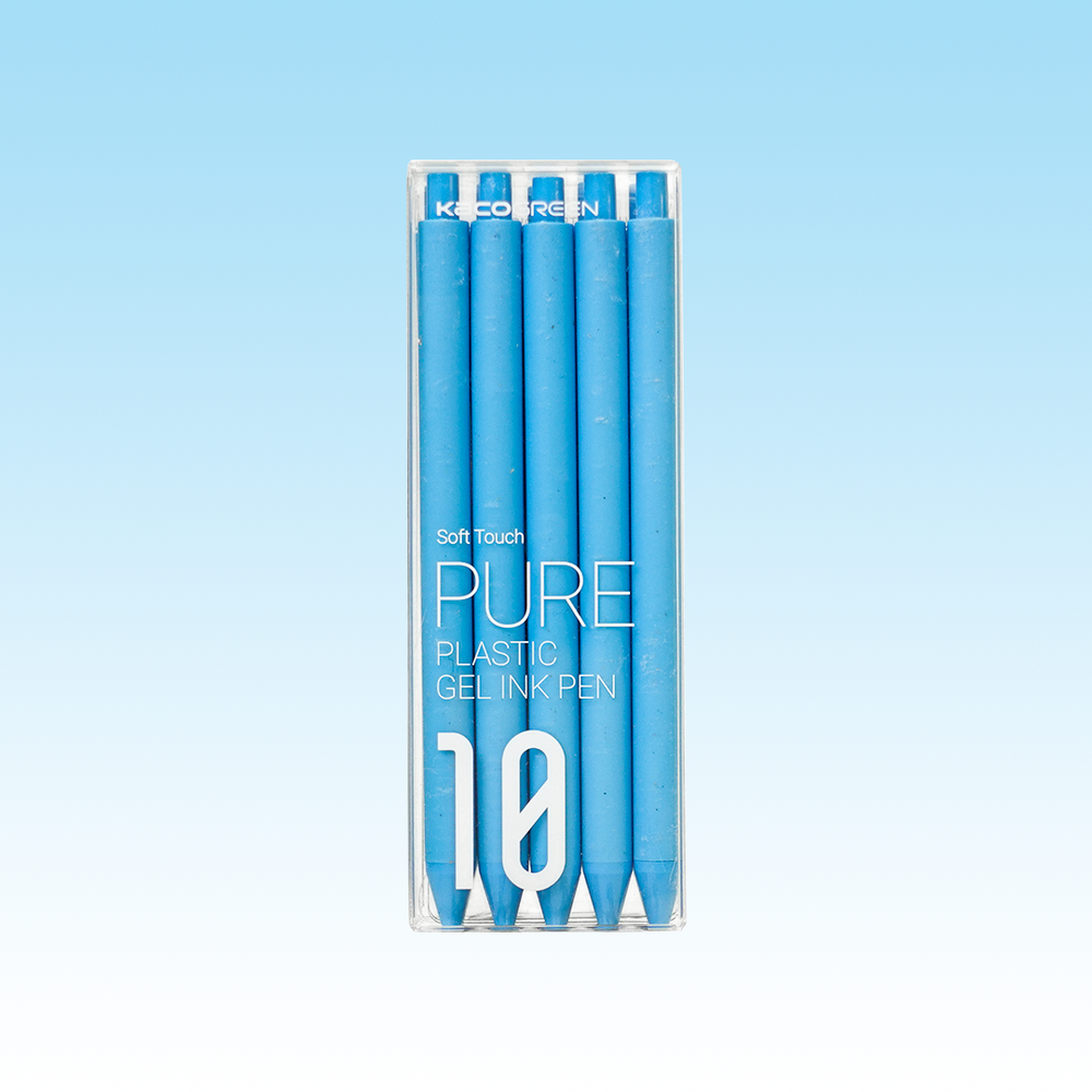 Pure 0.5mm Black Ink Gel Pens - Pack of 10 - Kaco – KACO