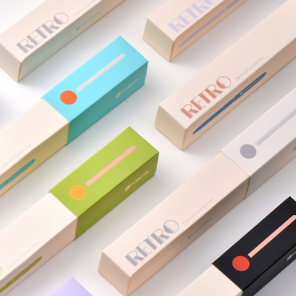 Retro Fountain Pen in Paper Box