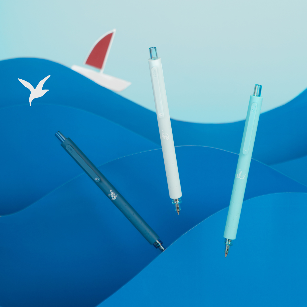Rocket Marine Friendly Neighbor Gel Pen Set