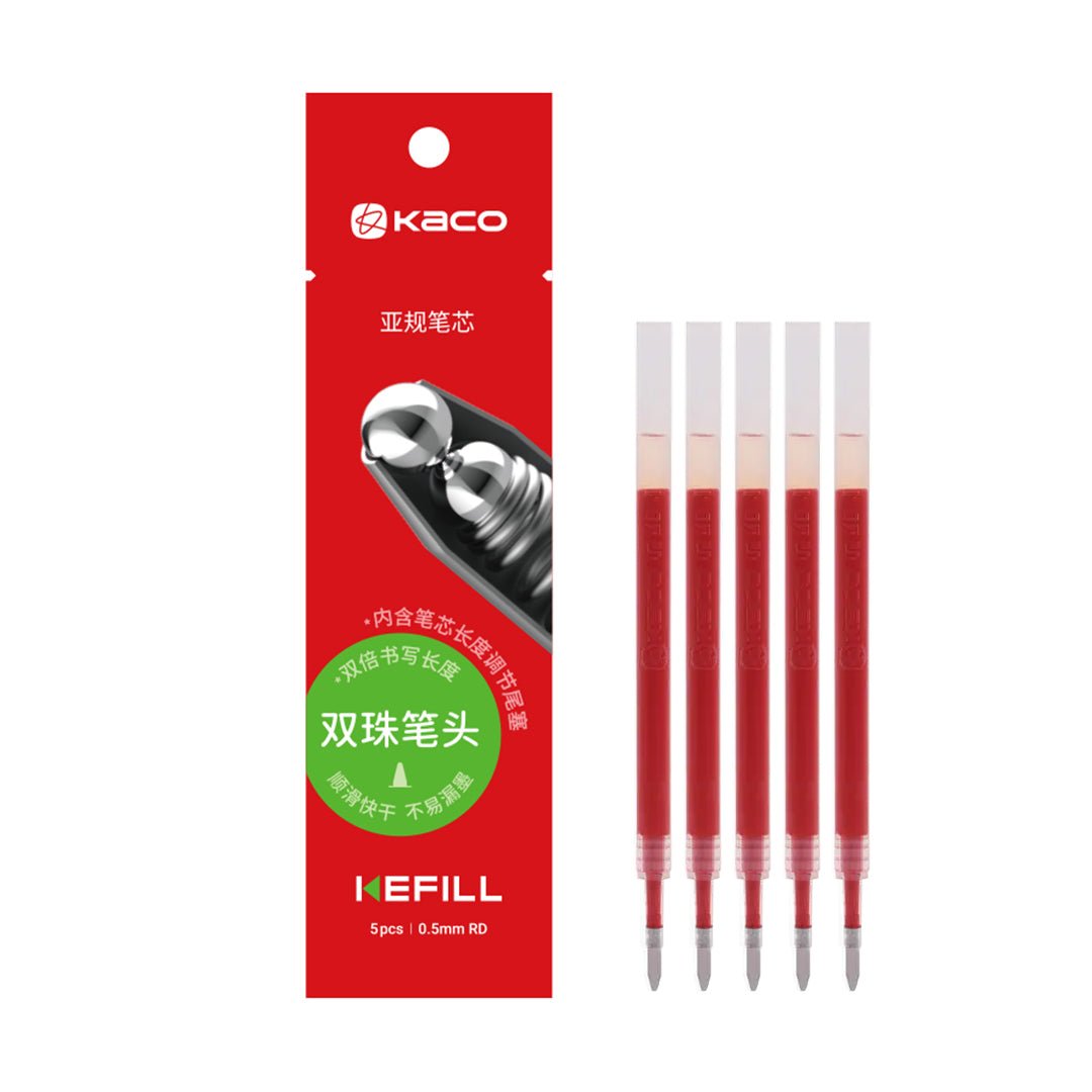 Gel Pen Refills 0.5mm(Bullet Tip)-Pack of 5