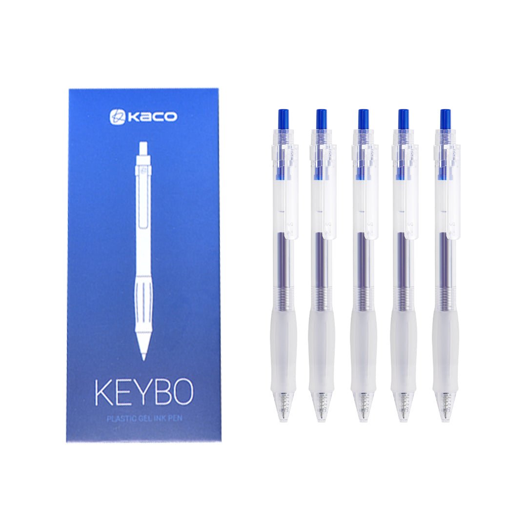 Keybo Transparent Gel Pens - Pack of 5
