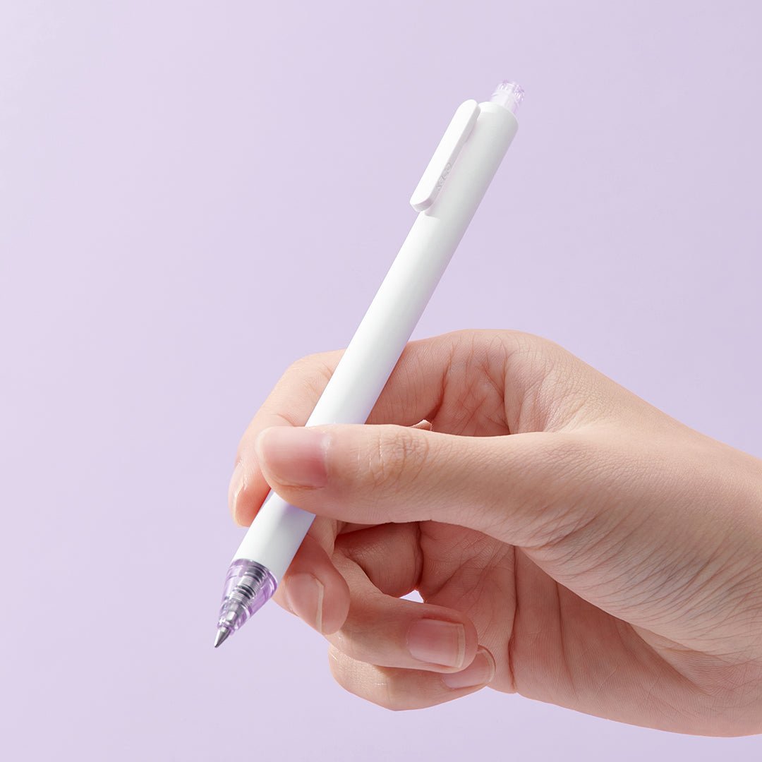 Pure Soft Touch Candy Black Ink Gel Pens Set