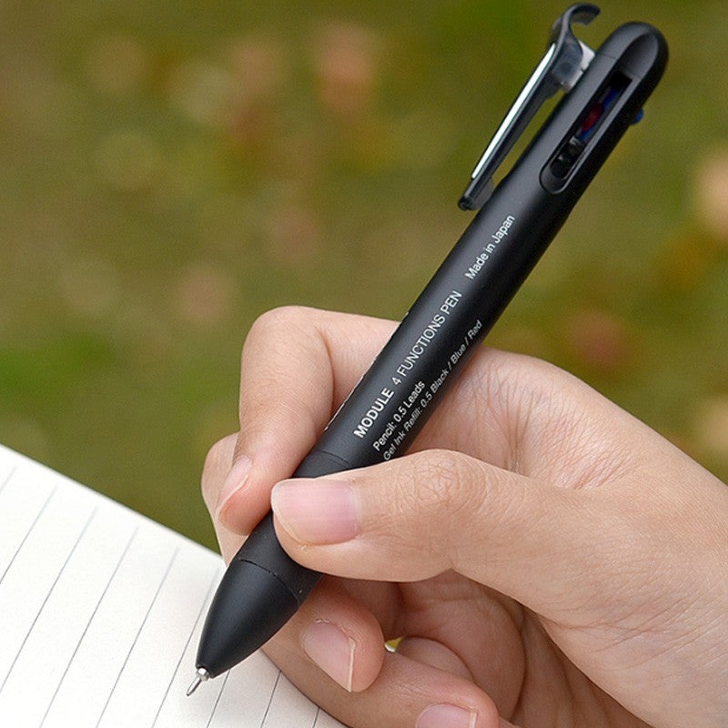 Kaco 4 in 1 Module 0.5mm Gel Pen - SCOOBOO - Module- Black Body - Gel Pens