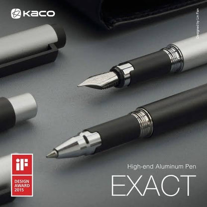 Kaco Exact High End Aluminium Fountain Pen - SCOOBOO - Fountain Pen