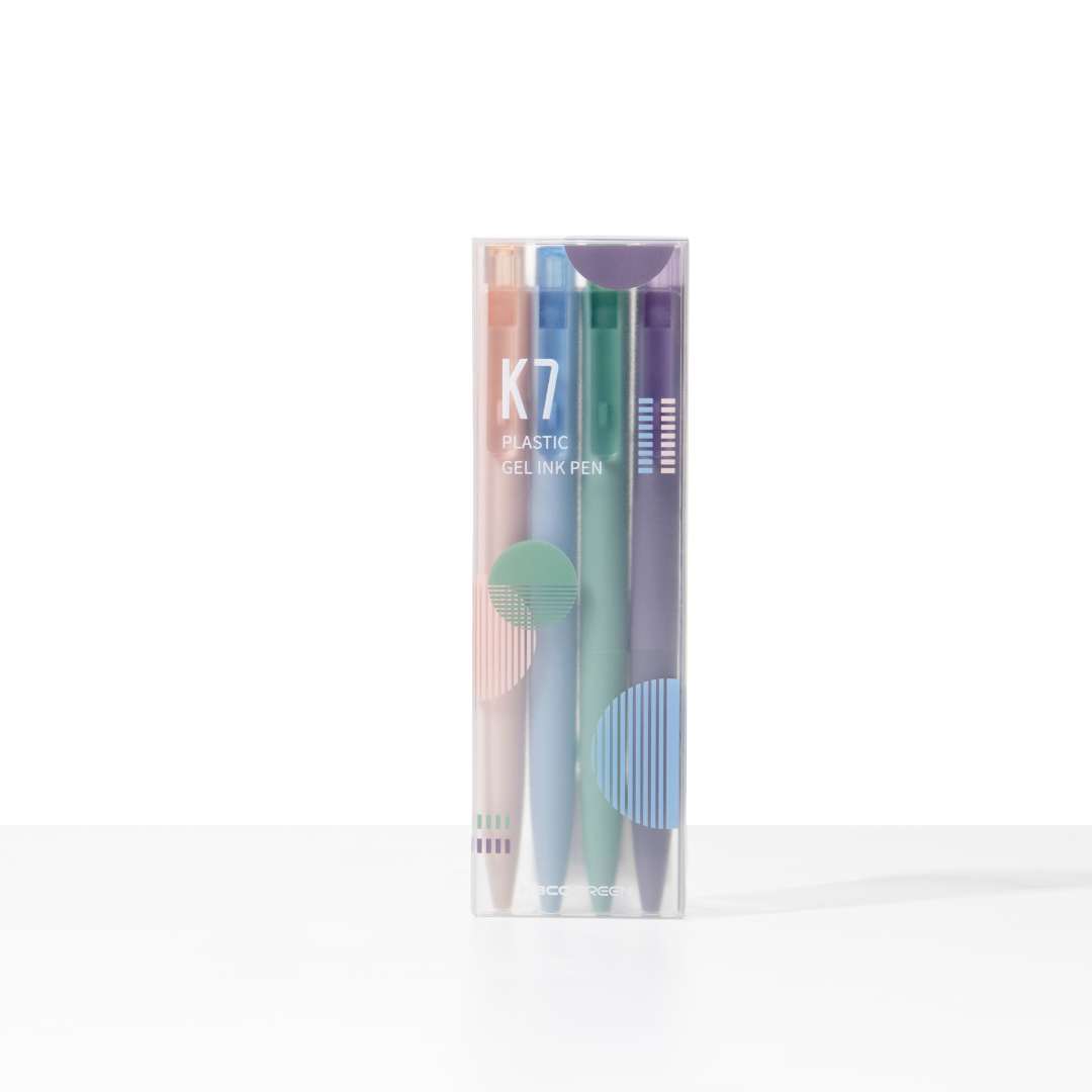 Kaco K7 Flavour Of Northern Europe Gel Ink Pen-Pack Of 4 - SCOOBOO - Gel Pens