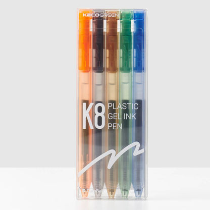 Kaco K8 Gel Pen-Pack Of 5 - SCOOBOO - Gel Pens