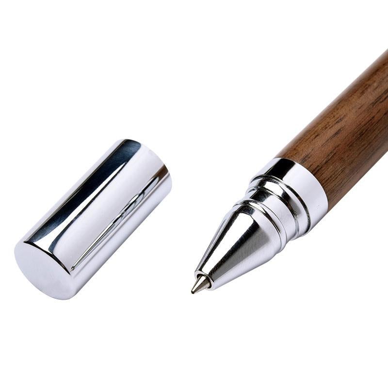 Kaco Wisdom Rollerball Pen - Daimond Cut - SCOOBOO - Wisdom - Walnut Wood -