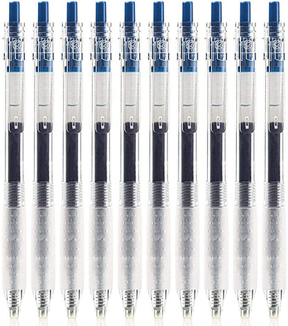 KEYBO GEL INK PEN TRANSPARENT 0.5mm-PACK OF 10 - SCOOBOO - KEYBO Blue 0.5mm-3 - Gel Pens