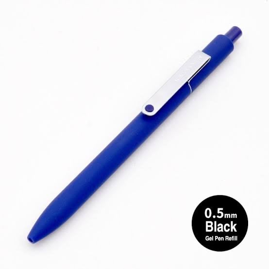 Midot Gel Pen Black Ink 0.5mm - SCOOBOO - Kaco-Midot-Blue - Gel Pens