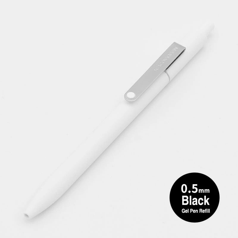 Midot Gel Pen Black Ink 0.5mm - SCOOBOO - Kaco-Midot-White - Gel Pens