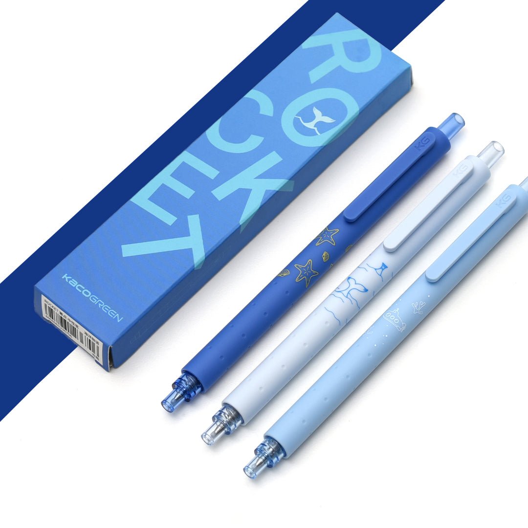 Rocket Gel Pen Set 0.5mm - SCOOBOO - K1028-MARINE - Gel Pens