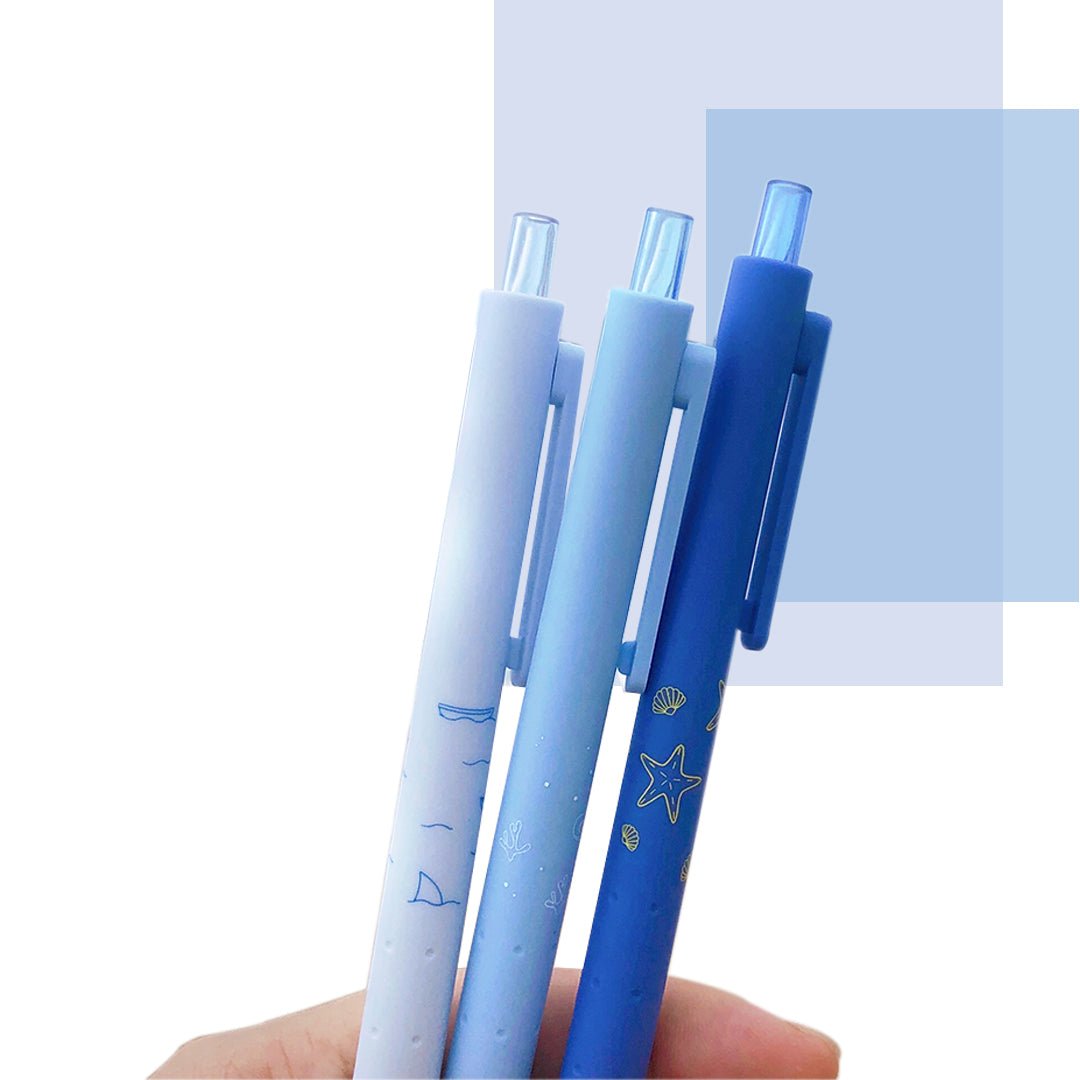 Rocket Gel Pen Set 0.5mm - SCOOBOO - K1028-MARINE - Gel Pens