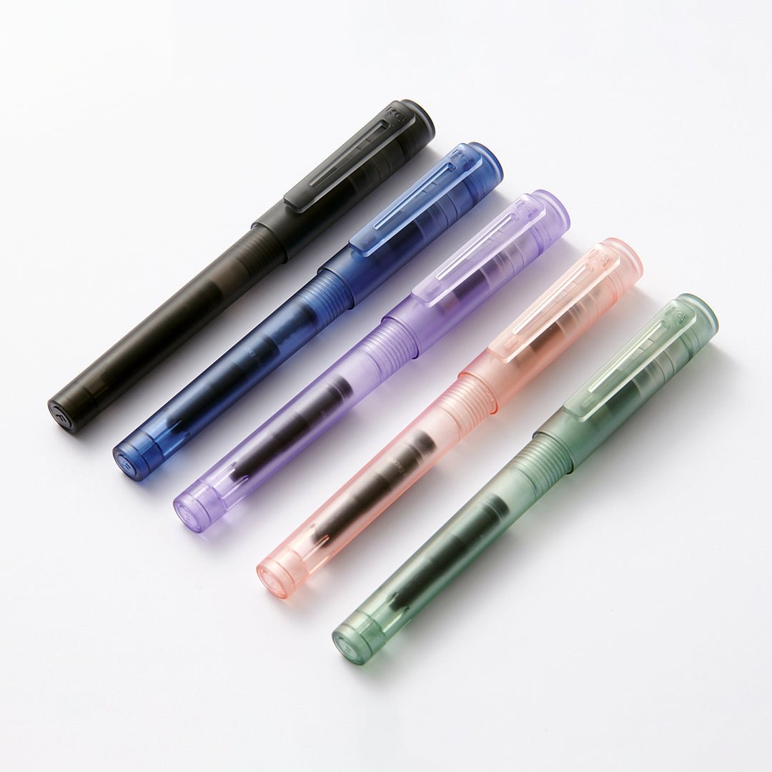 Sky Transparent Fountain Pen - SCOOBOO - SkyPlasticfountain-5 - Fountain Pen