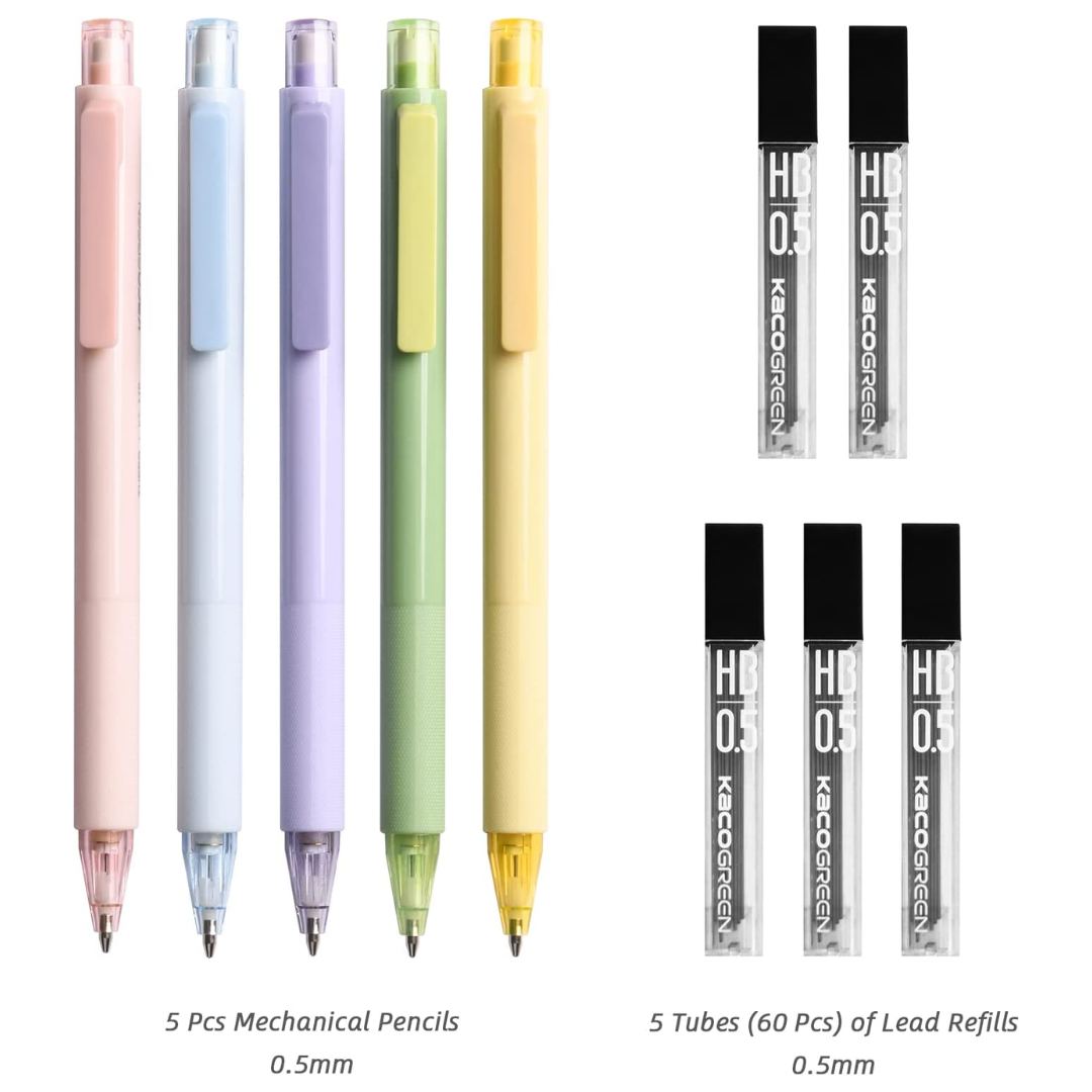 Turbo Mechanical Pencil 0.5 Premium + Resin Leads - SCOOBOO - DB00060001 - Mechanical Pencil